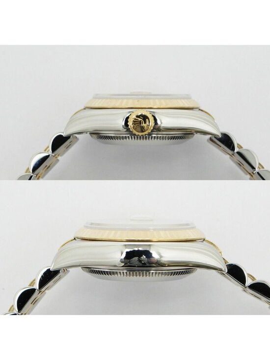 Rolex Datejust Champagne Dial No YG SS Watch Automatic Winding OH Polished main image 6